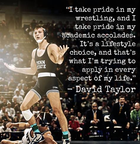 i take pride in my wrestling and in my academic accolades it s a lifestyle choice and that s