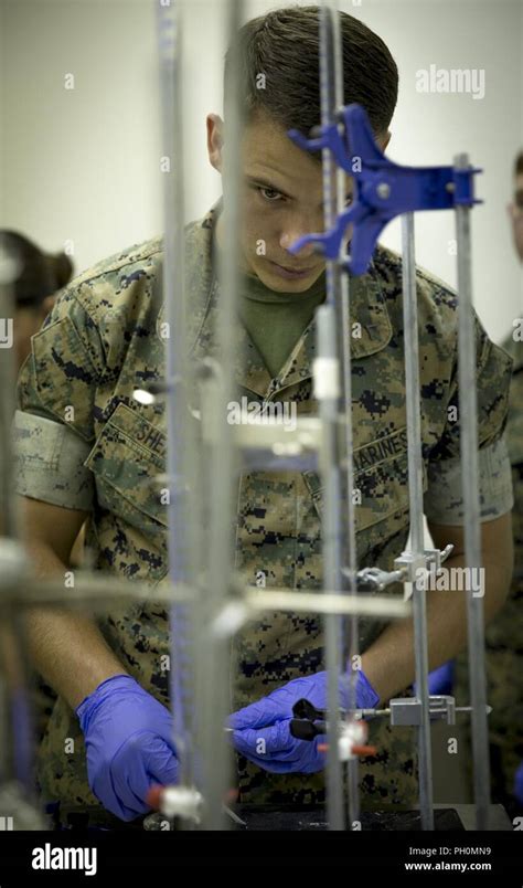 Us Marine Corps Pfc Brian Shead A Chemical Biological