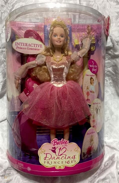 2006 Barbie Princess Genevieve Interactive Lets Dance 15 Doll New