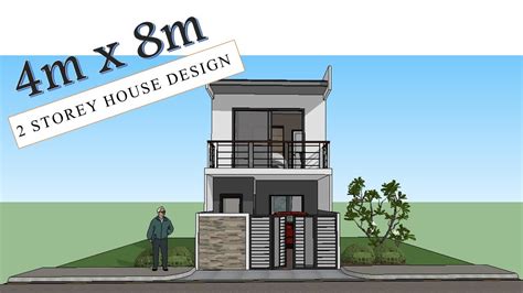 small house design modern house 2 storey 6m x 7m with