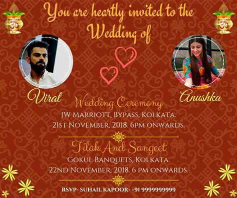 Hindu Wedding E Cards At Rs 399number Marriage Invitation Cards