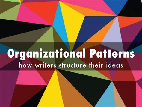 Organizational Patterns By Stacey Hoffer