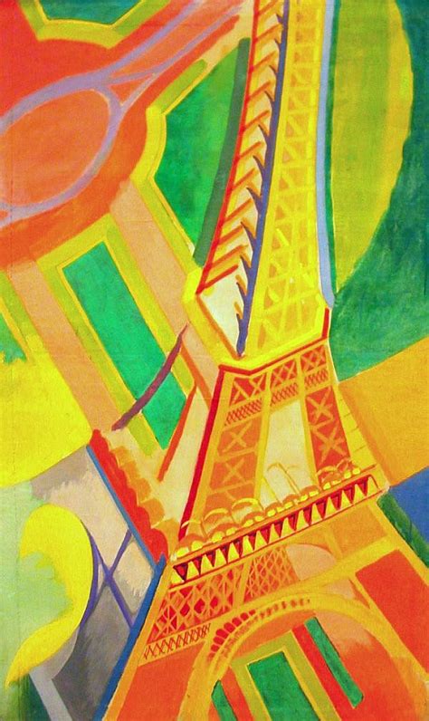 Bright Things One Of Delaunays Eiffel Towers Peinture De La Tour