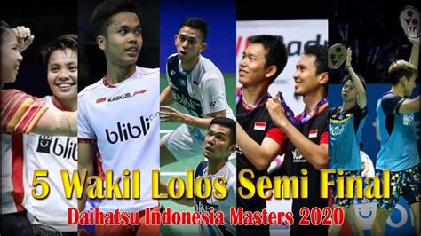 Jadwal lengkap pertandingan tim nasional belanda di penyisihan grup euro 2020: Jadwal Semi Final Indonesia Masters 2020 - YouTube