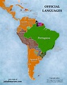 Official Languages of South America | Карта, Экономическая география ...