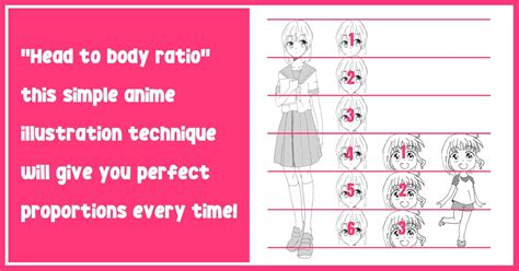 “head To Body Ratio” This Simple Anime Illustration Technique Will