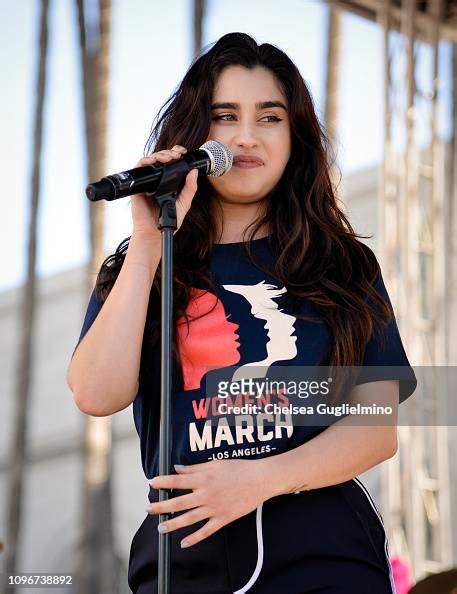 Singer Lauren Jauregui Performs During The 2019 Womens March Los