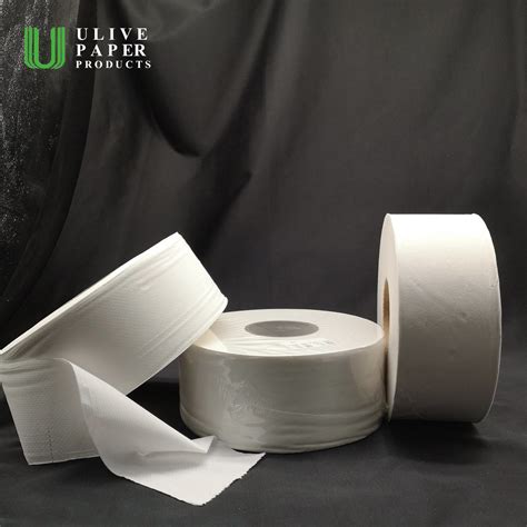 Ulive M Recycled Ply Commercial Jumbo Toilet Paper Roll China Tissue Paper Jumbo Roll And