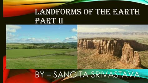 Icse9th Landforms Of The Earth Part Iiplateauplains Youtube