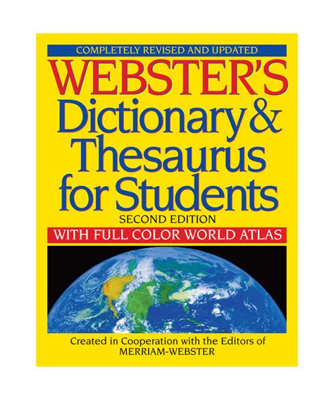 WEBSTERS DICTIONARY & THESAURUS FOR
