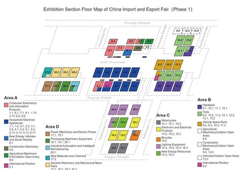 Layout Map Of Canton Fair Venue 2024 Pazhou Complex Map Easy Tour China