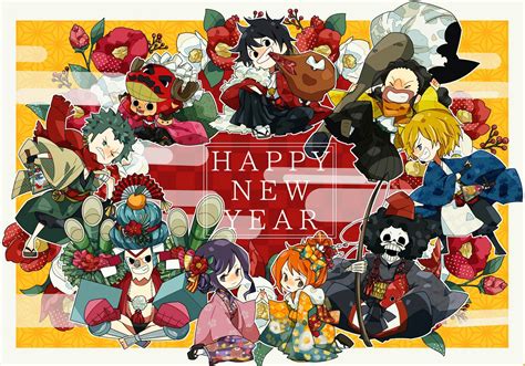 Happy New Year For One Piece 🤗 Fond Decran Dessin Cosplay