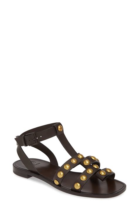 tory burch blythe gladiator sandals in black lyst