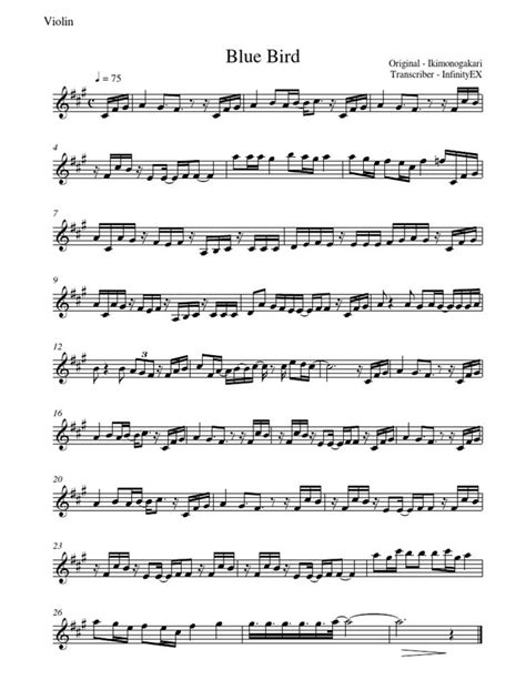 Blue Bird Violin Sheet Music Piano Songs Sheet Music Viola Sheet Music