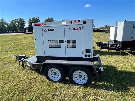 New Airman Sdg40s 8e1 Mobile Generator 3 Units Available Mckain