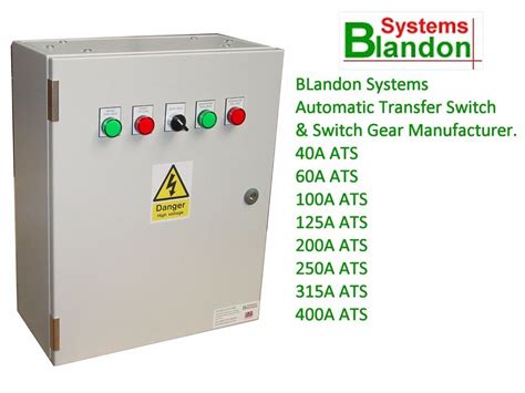 Ats Automatic Transfer Switch Panel Changeover Switch 3 Phase Sizes 40