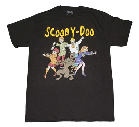 Scooby Doo Mens Scooby And Gang Characters Graphic Licensed T Shirt