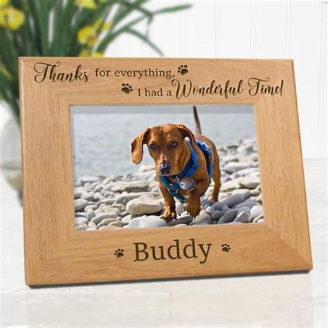 Image 0 Dog Picture Frames Picture On Wood Photo Frames Wood Photo