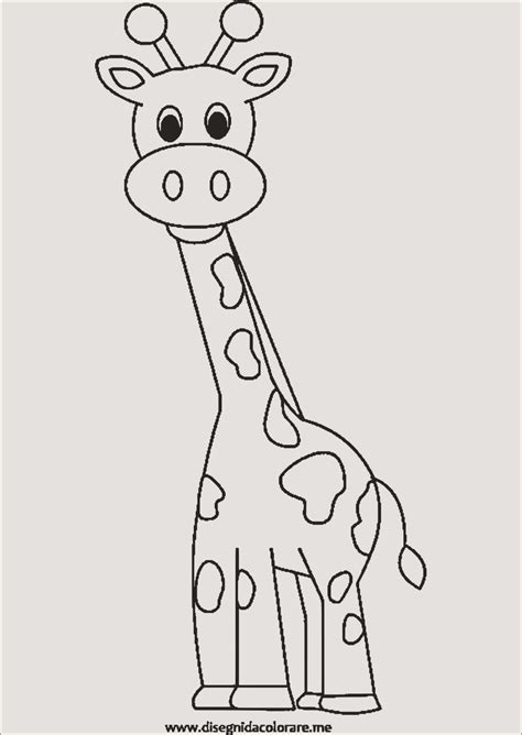 tekening giraffe - Google Zoeken | Jirafas para colorear, Animalitos