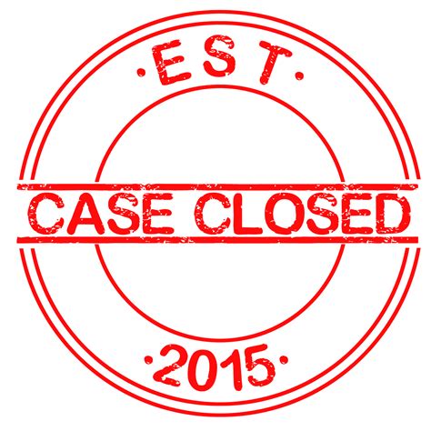 Case Closed Stamp Png Free Download Png Arts