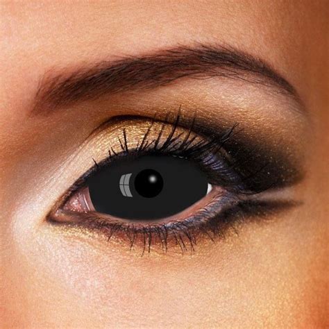 Black Sclera Contact Lenses 22mm Best Black Contact Lenses
