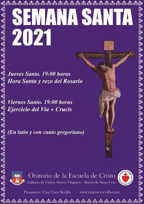 Sevilla Celebraciones Semana Santa 2021 Jueves Santo Y Viernes Santo Misa Tradicional Una