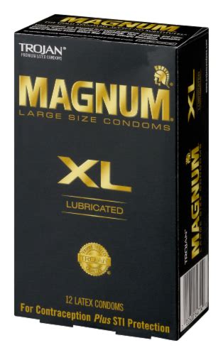 Trojan Magnum XL Large Size Lubricated Latex Condoms Ct Foods Co
