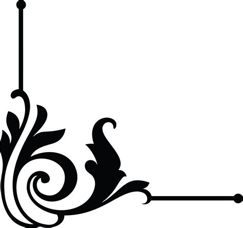 Free Clipart Of A Decorative Border