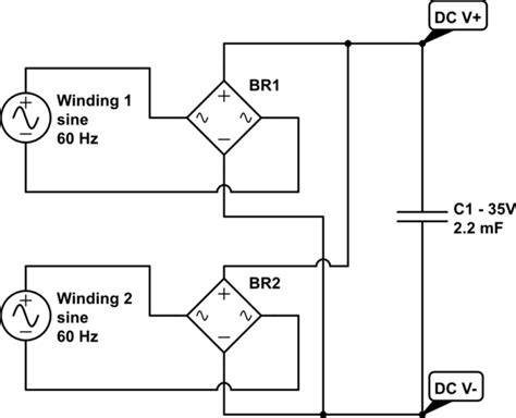 Led Sum Toroidal Transformer Outputs Electrical Engineering Stack