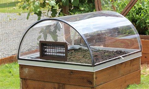 High and you can add kits on in any directions. GroWizard Raised Garden Greenhouse System | CrystaLite, Inc.