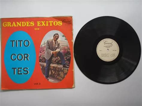 Lp Vinilo Tito Cortes Grandes Éxitos Vol 2 Colombia 1975 Envío gratis