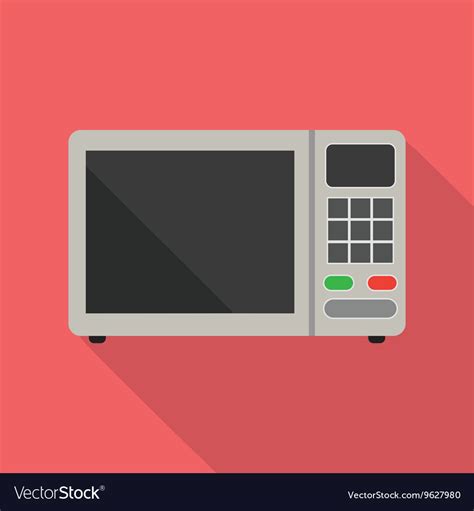 Microwave Oven Icon Royalty Free Vector Image Vectorstock