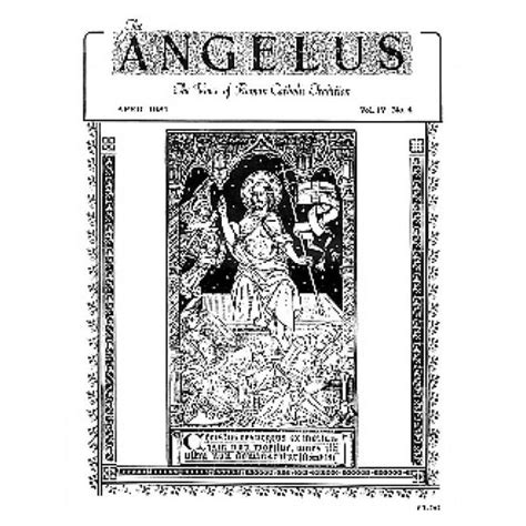 Angelus April 1981 Angelus Press