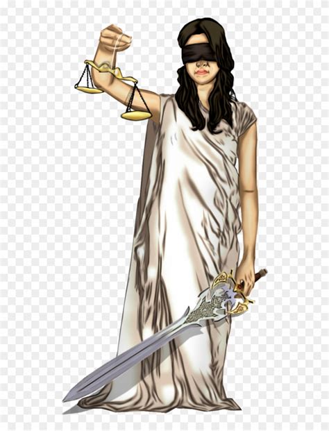 Blind Lady Justice Clip Art