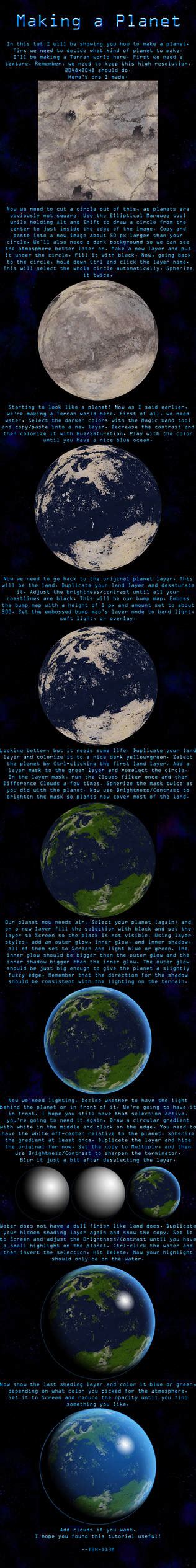 Terran Planet Tutorial By Tbh 1138 On Deviantart