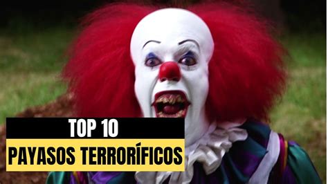 ¡top 10 Películas De Payasos De Terror Youtube