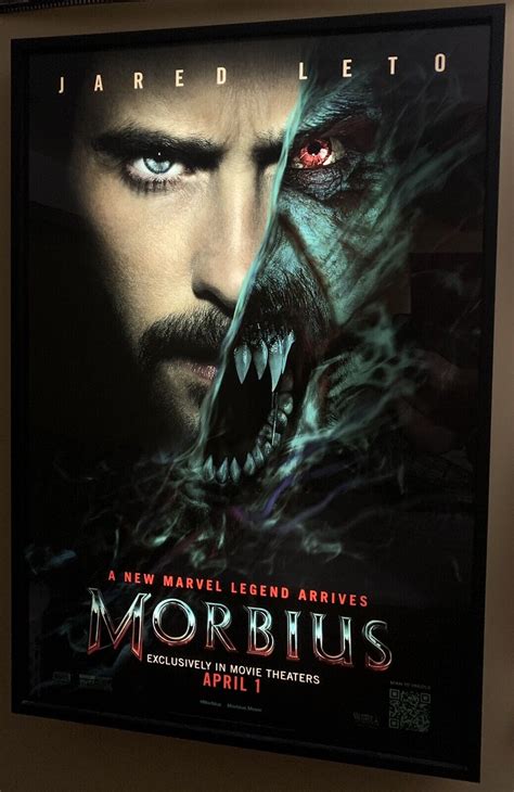 Marvel Morbius April Original X DS Movie Poster Jared Leto EBay