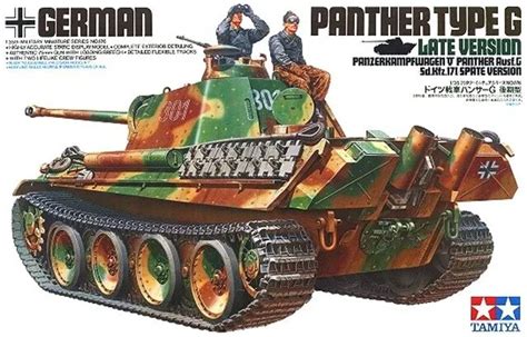 Tamiya 35176 135 Tank Model Kit German Panther Type Ausfg Sdkfz171