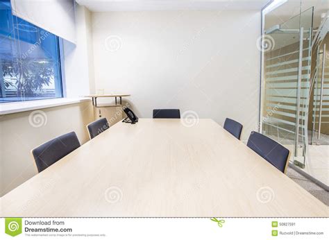 Small Meeting Room Modern Bright Office Stock Image