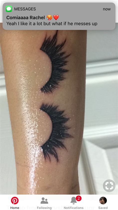 Pin By Nani Tapiaa On Tattoos Girly Tattoos Eye Lash Tattoo Makeup