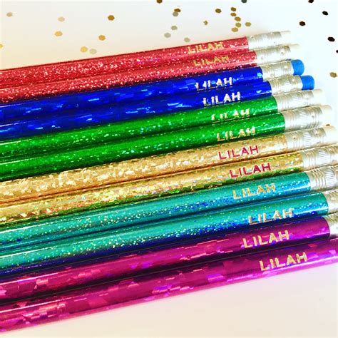 Custom Pencils Pencil Personalized Pencils Teacher T Etsy