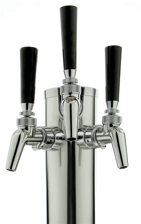 1 x drink dispenser spigot/faucet. Polished Stainless Steel Triple Faucet Draft Tower - 14 ...