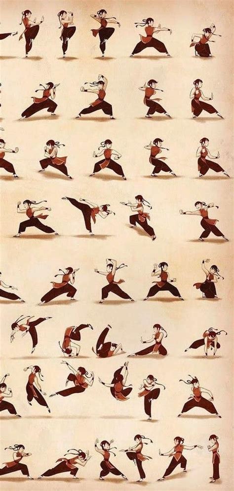 Poses De Combate Estilos De Artes Marciales Karate