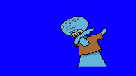 Pixilart Squidward Dab By Animepanda