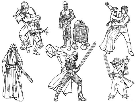 Get crafts, coloring pages, lessons, and more! Free Printable Star Wars Coloring Pages - Free Printable ...