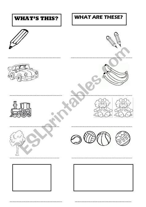 What´s This What Are These Esl Worksheet By Gloschorta