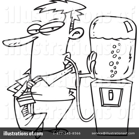Thirsty Clipart 434571 Illustration By Toonaday