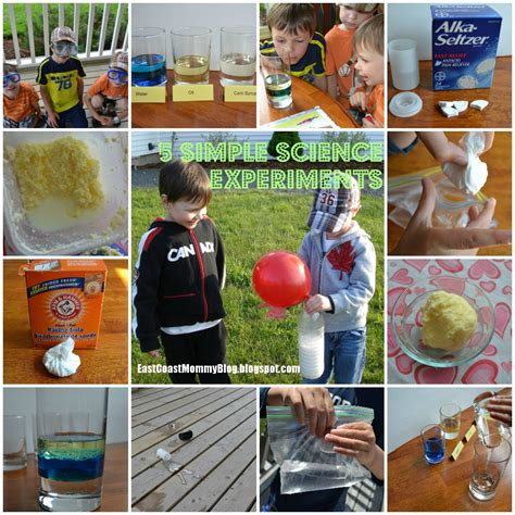 East Coast Mommy 5 Easy Science Experiments For Kids