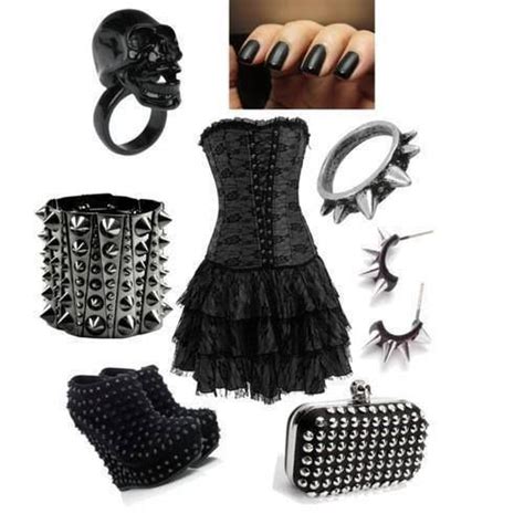 Pin By Mortalflaw On Want These Emo Dresses Cute Emo Outfits Goth