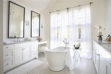 The bathroom is small and in an l shape with equal sides. Garden Tub Vs. Whirlpool Tub | Hunker